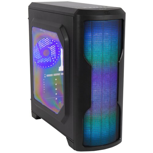 Корпус Hiper M62 черный без БП ATX 2x120mm 2xUSB2.0 1xUSB3.0 audio корпус atx hiper pw81 midi tower без бп белый