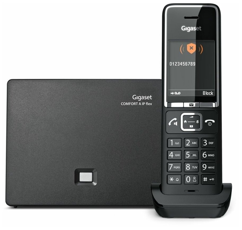 VoIP-телефон Gigaset COMFORT 550A IP FLEX RUS черный (S30852-H3031-S304)