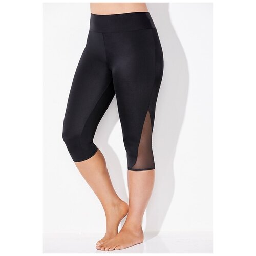 Капри для купания женские размер 50 черные