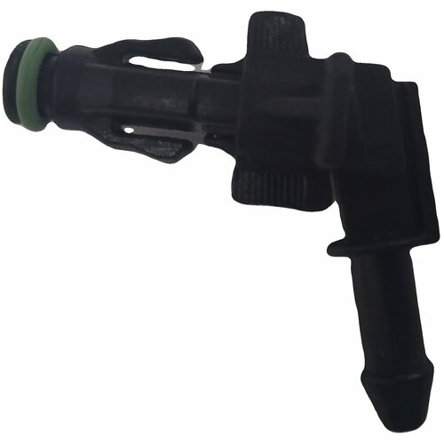 Штуцер обратки форсунки Bosh Г-образный (пластик)