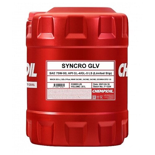 CH972020 CHEMPIOIL 5W-30 Ultra JP SN/CH-4 20л (синт. мотор. масло)