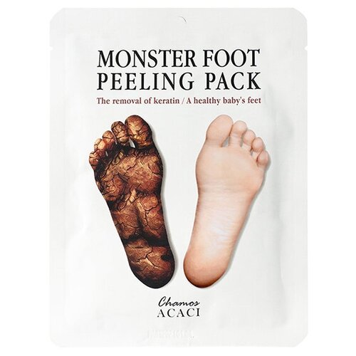 Chamos Acaci~Носочки для пилинга стоп~Monster Foot Peeling Pack Futto