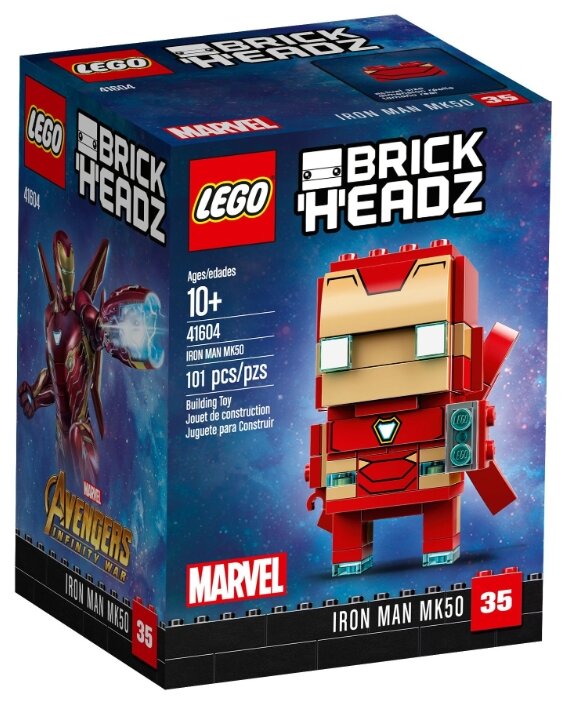brickheadz lego iron man
