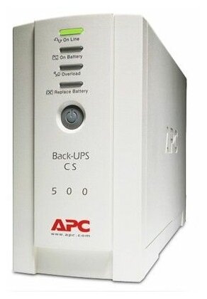 Источник бесперебойного питания APC by Schneider Electric Back-UPS BK500-RS 300 Вт