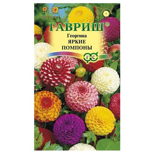 Семена Гавриш Георгина Яркие помпоны 0,2 г семена гавриш георгина яркие помпоны