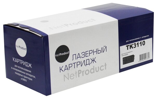 Совместимый тонер-картридж NetProduct (N-TK-3110) для Kyocera FS-4100DN, 15,5K.