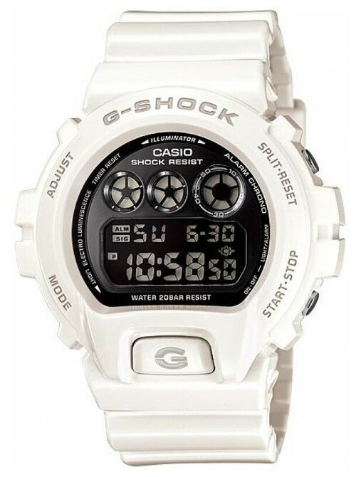 Наручные часы CASIO G-Shock, белый, черный