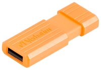 Флешка Verbatim Store 'n' Go PinStripe 16GB оранжевый