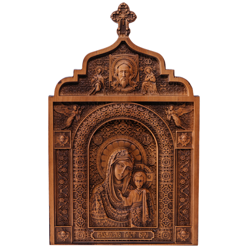 Икона Казанская Богоматерь икона для дома богоматерь казанская из обсидиана