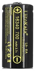 Аккумулятор Li-ion LiitoKala 16340 RCR123 3.7 v 700 mAh