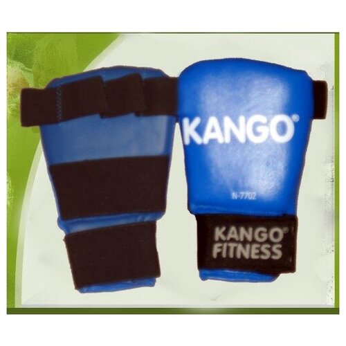 Накладки снарядные Kango Fitness 7702A, синие, размер S. 118718 накладки снарядные kango fitness 7703 чёрные размер l