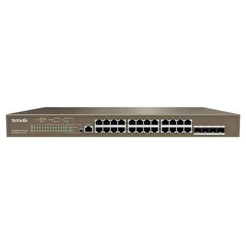 Коммутатор 24PORT 1000M POE 4SFP TEG5328P-24-410W TENDA коммутатор tenda pro s24 410w