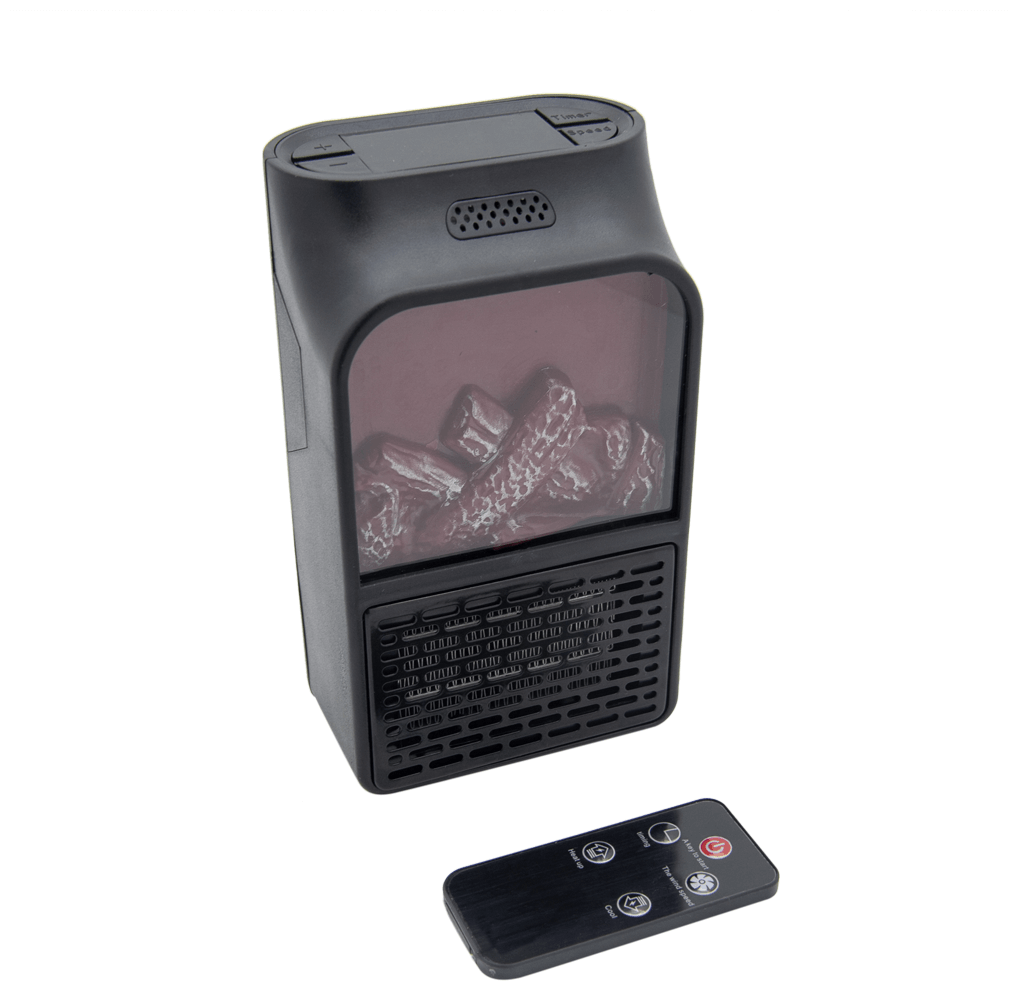 Портативный электрический обогреватель-камин с пультом электрический настенный/напольный обогреватель с терморегулятором и LCD дисплеем