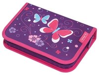 Herlitz Пенал Purple Butterfly (50014293) фиолетовый/розовый