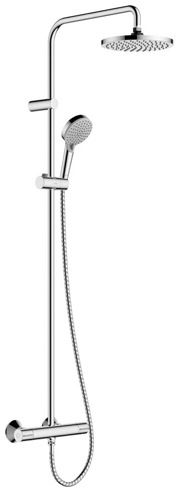 Hansgrohe Vernis Shape Душевая стойка 27,7х52,8х117h см, верхний душ 20,5 см, цвет: хром 26318000