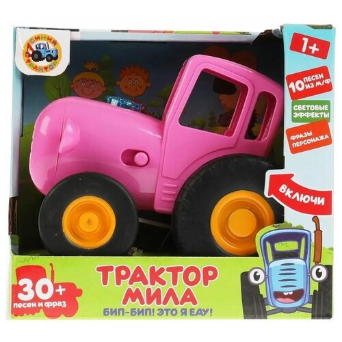 Игрушка-каталка Музыкальная Синий трактор Трактор Мила Умка