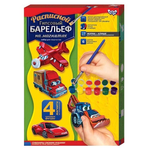 Danko Toys Расписной гипсовый барельеф № 2 малый (РГБ-02-02) 277 г