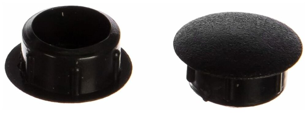 Заглушка Tech-Krep декоративная 14 мм черная, 30 шт - фотография № 2