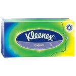 Салфетки Kleenex Balsam в картонной коробке 20 х 20 см - изображение