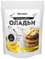 IRONMAN смесь для выпечки оладьев протеиновых (300 г) банан