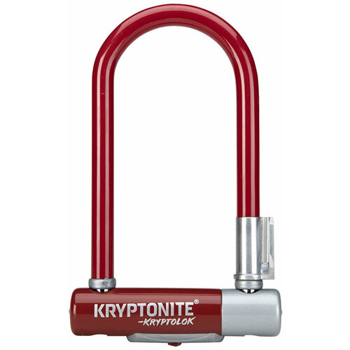 фото Замок-скоба велосипедный kryptonite u-locks kryptolok mini-7 flexframe (бордовый)