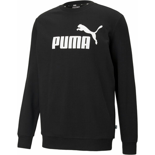 Свитшот PUMA Essentials Big Logo Crew Men’s Sweater, размер L, черный