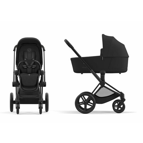 Детская коляска NEW Cybex Priam IV 2 в 1 Sepia Black шасси Matt Black коляска 3 в 1 new cybex priam iv sepia black шасси matt black с автолюлькой sb plus