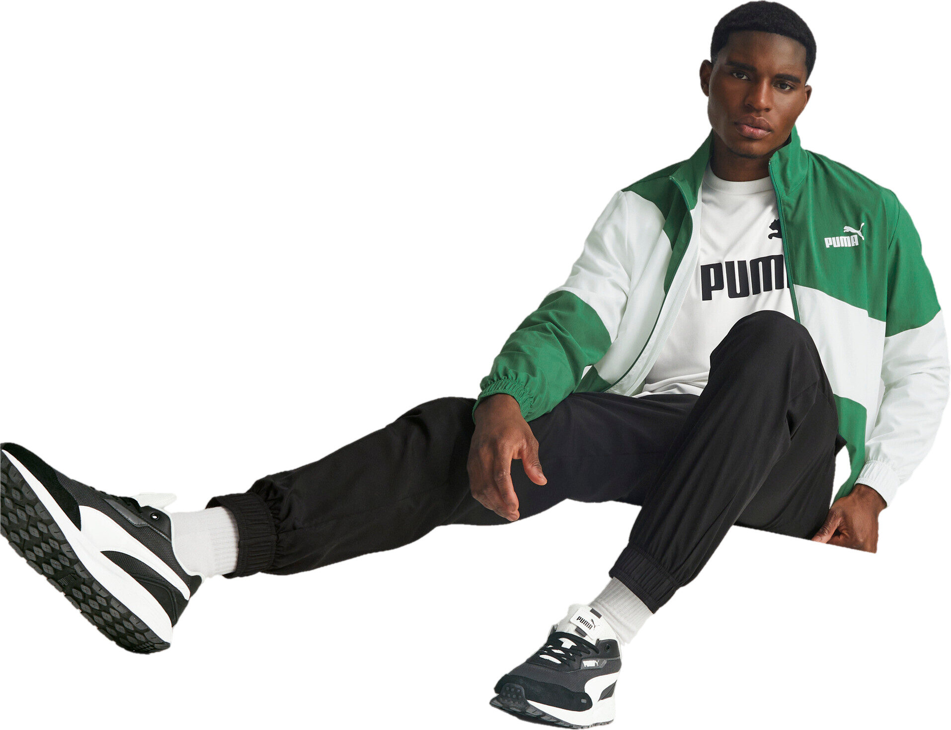 Puma Colorblock Tracksuit CL костюм