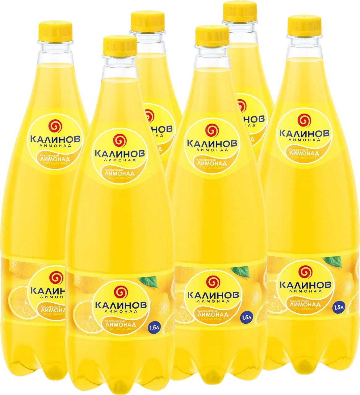 Лимонад Калинов Лимонад 1.5 л ПЭТ упаковка 6 штук