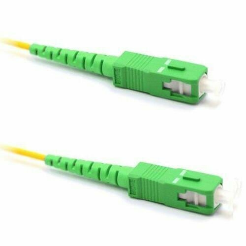 Патч-корд оптический SC/APC-SC/APC SM (9/125мкм) simplex (3.0мм) 0,5м — фото 1