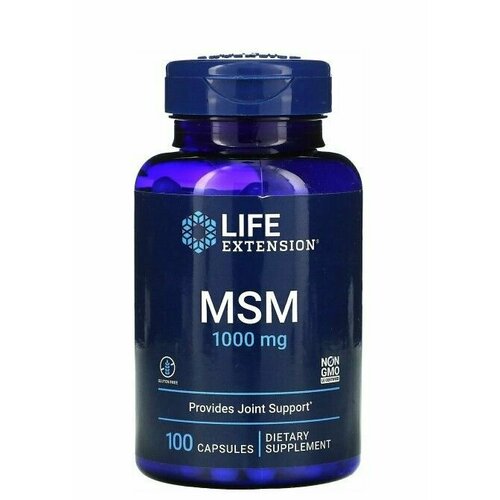 Life Extension MSM 1000 мг 100 капсул