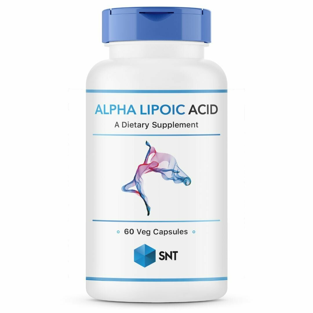 Альфа липоевая кислота SNT Alpha Lipoic Acid 600 мг 60 капсул витамины для похудения и печени