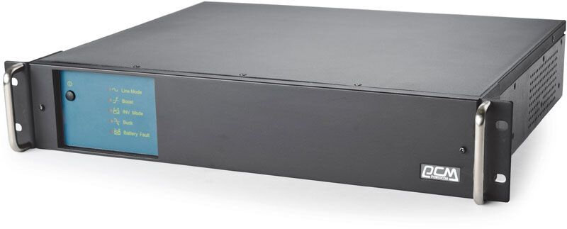 PowerCom King Pro RM KIN-1500AP LCD (2U) ИБП {Line-Interactive, 1500VA/1200W, Rack, 6х С13, Serial+USB, SmartSlot, RS-23