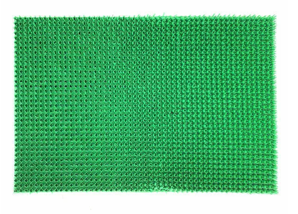 Щетинистое покрытие, коврик придверный 45 х 75 см, зеленый