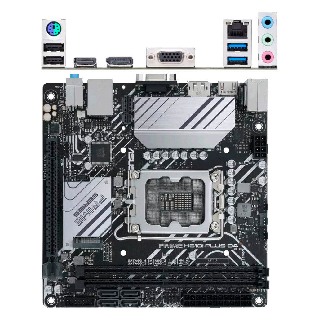 Материнская плата Asus PRIME H610I-PLUS D4-CSM, Soc-1700, mini-ITX - фото №7