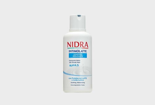 Увлажняющий Гель для интимной гигиены с молочными протеинами NIDRA MOISTURIZING MILK INTIMATE WASH WITH MILK PROTEINS