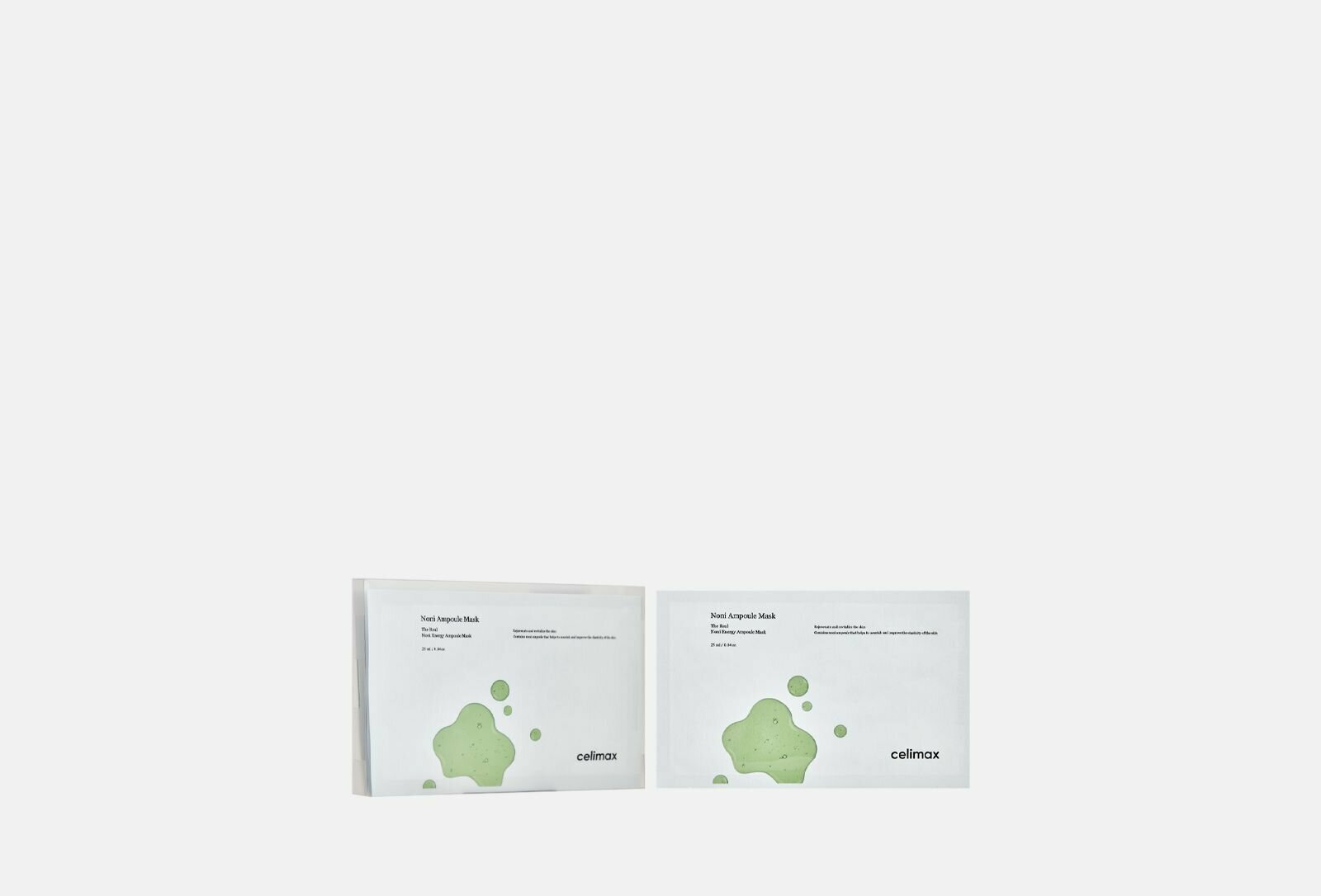 CELIMAX Тканевая маска, пропитанная ампульной эссенцией с экстрактомEnergy Ampoule Mask 25ml 25 мл - фото №9