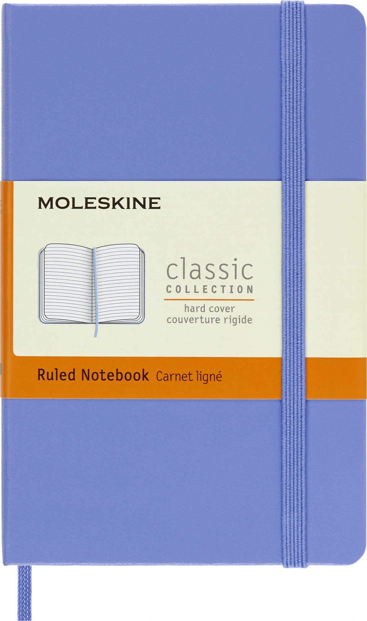 Блокнот Moleskine CLASSIC Pocket 90x140мм 192стр. линейка твердая обложка голубая гортензия - фото №7