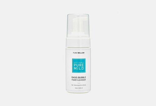 Мусс-пенка для умывания pure mellow oasis bubble mild foam cleanser