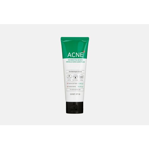 Очищающая пенка для проблемной кожи с кислотами SOME BY MI aha bha pha 30 days miracle acne clear foam