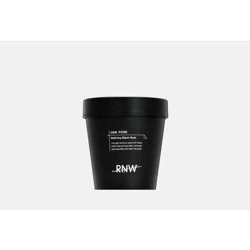 Гелевая маска для очищения пор с древесным углём RNW DER. PORE Refining Black Mask
