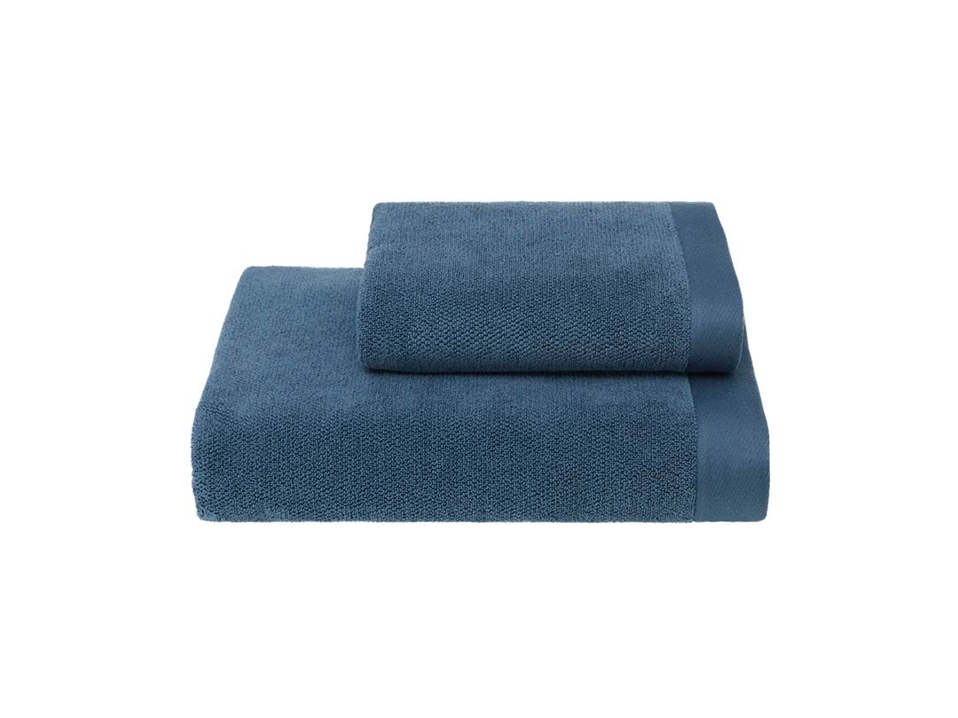 Soft cotton Полотенце Annemarie цвет: голубой (50х100 см) - фотография № 3
