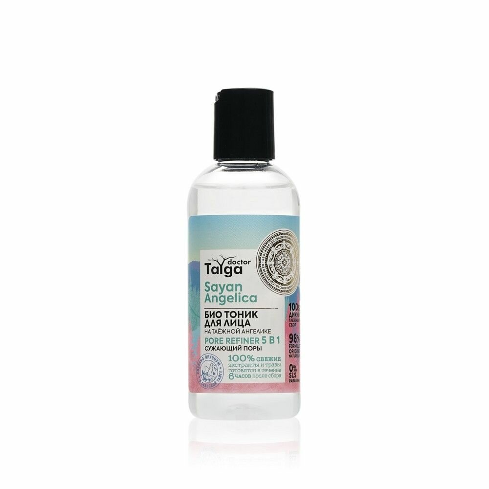 Био тоник для лица сужающий поры Natura Siberica Doctor Taiga   Sayan Angelica   170мл