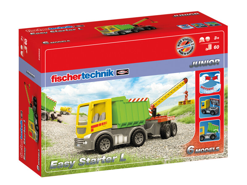 Конструктор Fisсhertechnik Junior Easy Starter L, серый с желтым (FT-548903) fischertechnik - фото №4