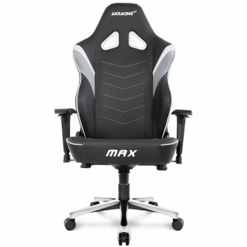 Кресло геймерское AKRACING MAX (AK-MAX-WHITE) black/white - фотография № 10