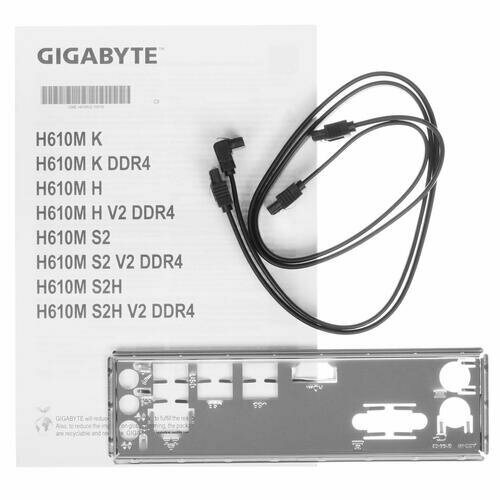 Материнская плата Gigabyte H610M H V2 DDR4, Soc-1700, Intel H610, mATX - фото №9