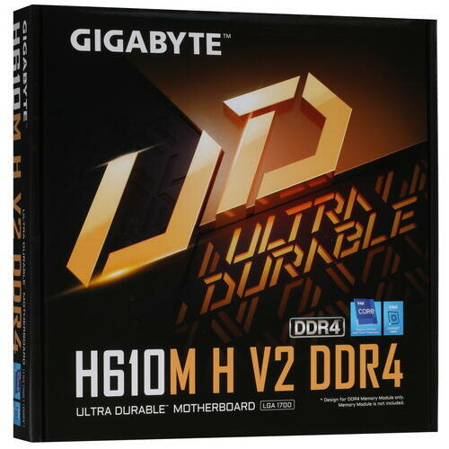 Материнская плата Gigabyte H610M H V2 DDR4, Soc-1700, Intel H610, mATX - фото №11