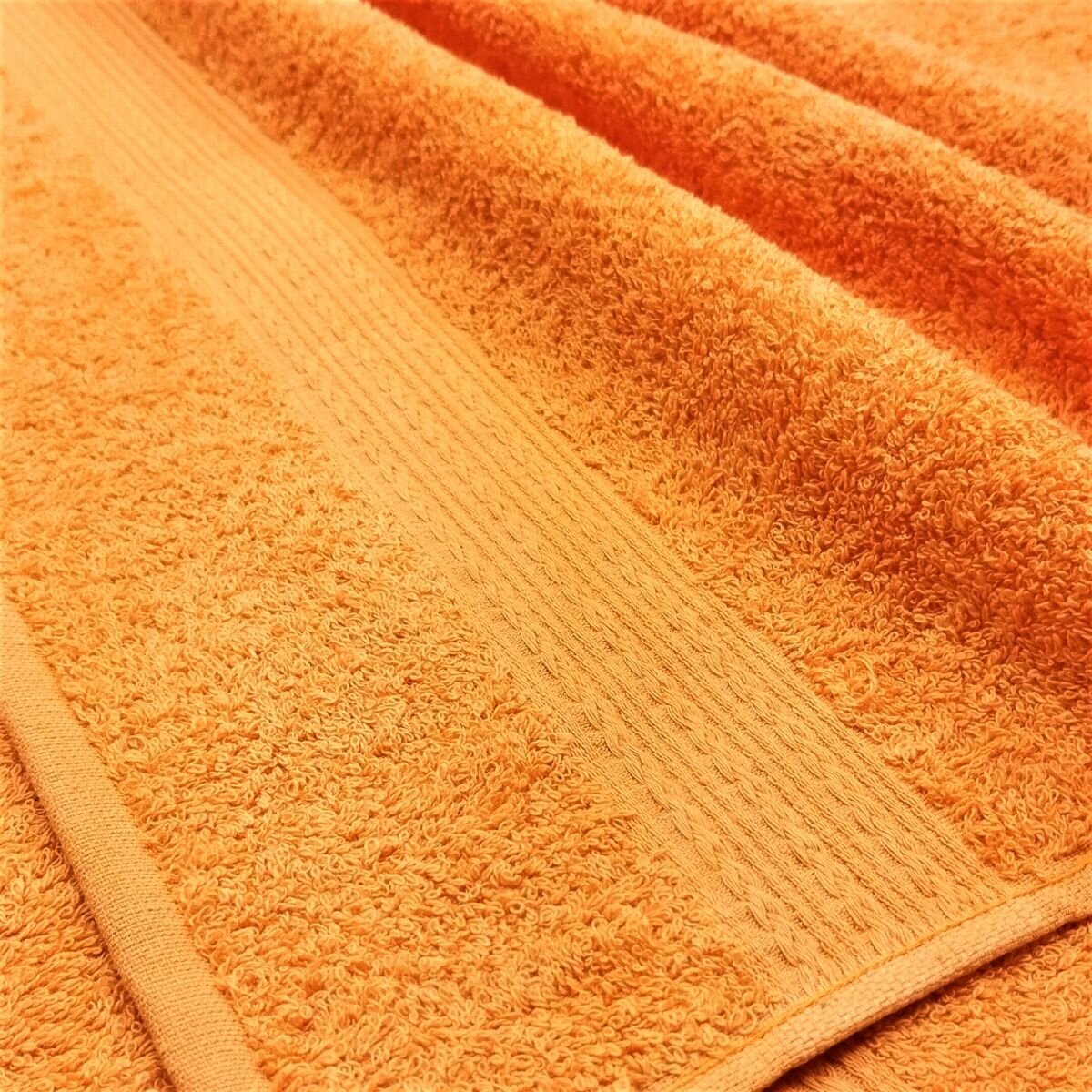 Полотенце махровое (50*90) цв. оранжевый