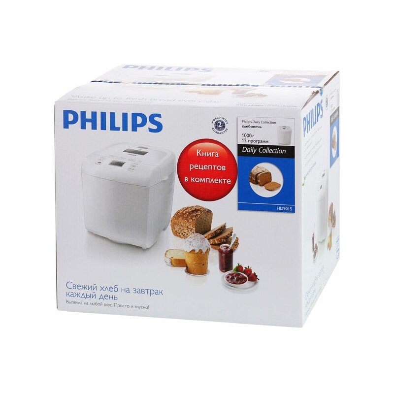 Хлебопечка Philips HD9015, белый - фотография № 19
