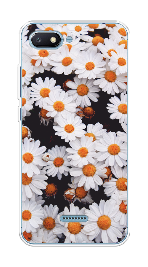 Силиконовый чехол "Ромашковое поле" на Xiaomi Redmi 6A / Сяоми Редми 6А
